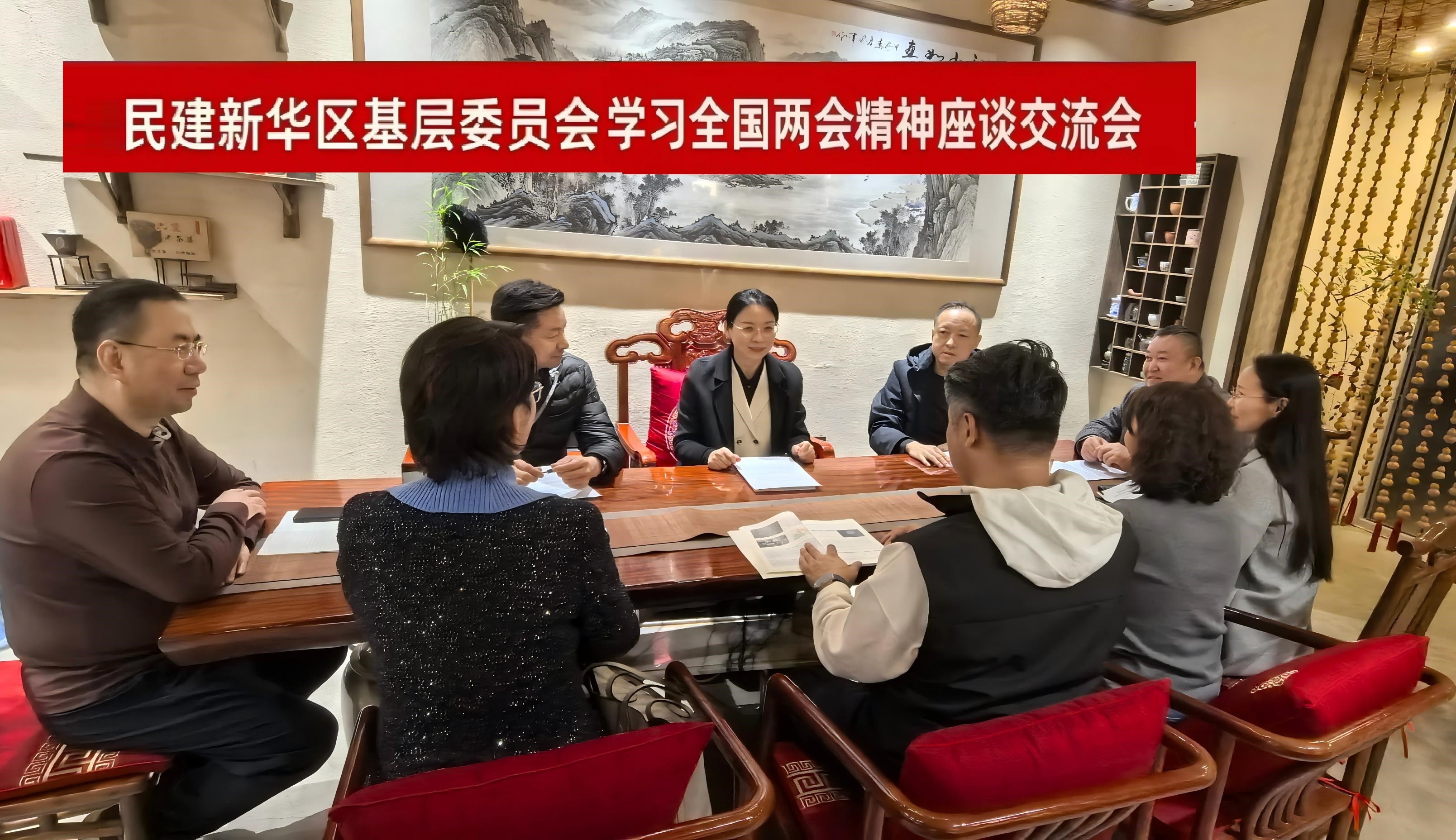 配图-民建新华区基层委召开学习全国两会精神座谈交流会26.03.14.jpg