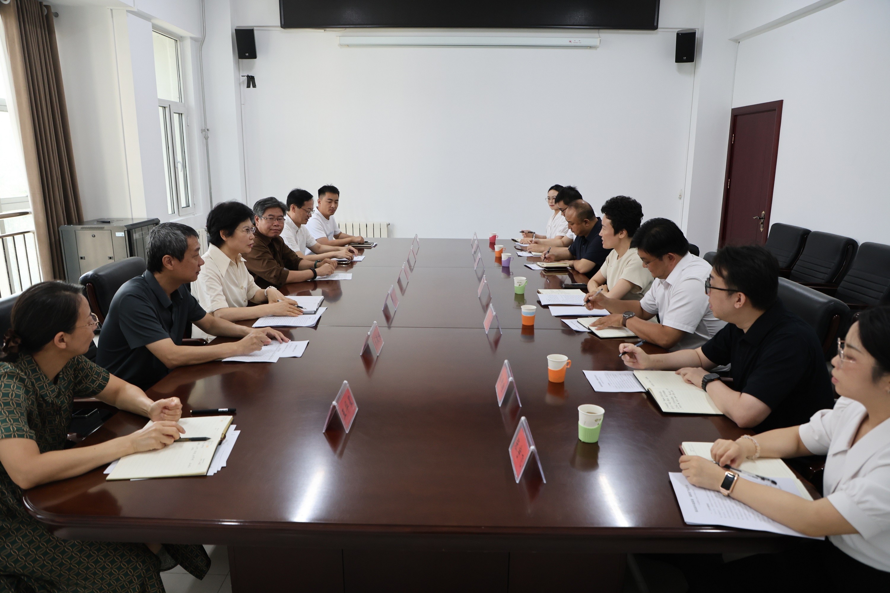民建河北省委副主委武云秀会见民建保定市委一行