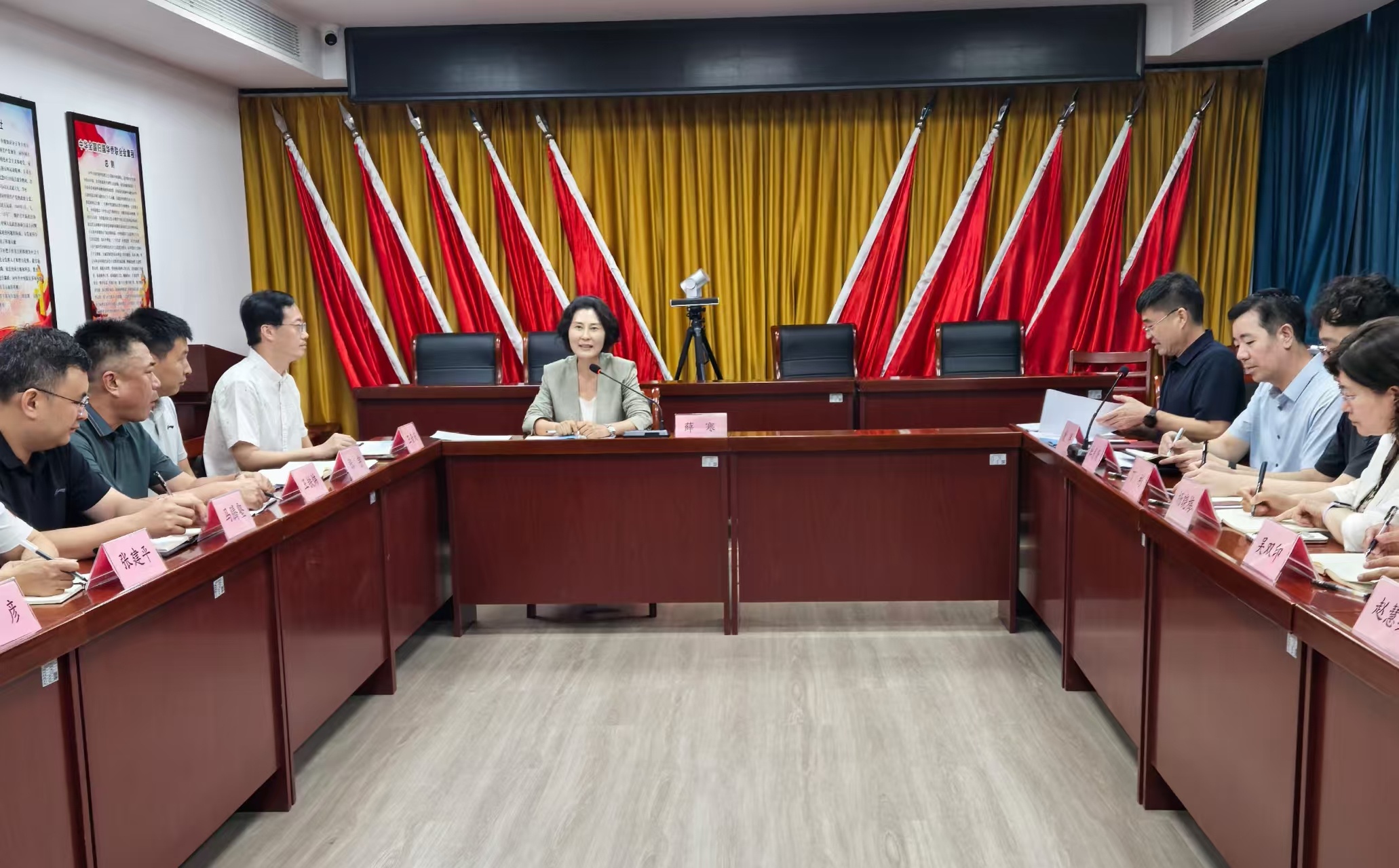 民建河北省委主委薛寒在邯郸调研指导组织建设工作