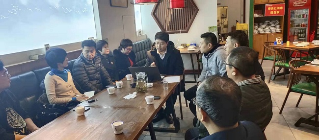 民建唐山市委路北区工委二支部举办了“讲会史 积极建言献策 共谋发展”讲座会议现场-1.jpg