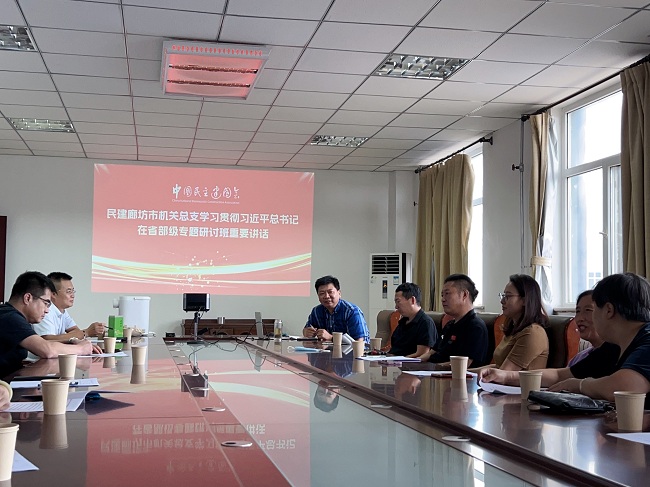 牢记党赋予的使命-----民建廊坊市委勘探支部学习贯彻习近平总书记在省部级专题研讨班重要讲话-1.jpg