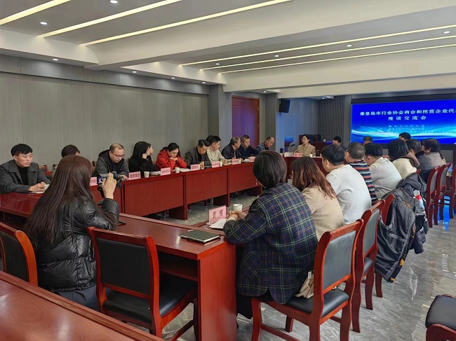 民建企业家会员参加秦皇岛市行业协会商会和民营企业代表座谈会(1)-1.jpg